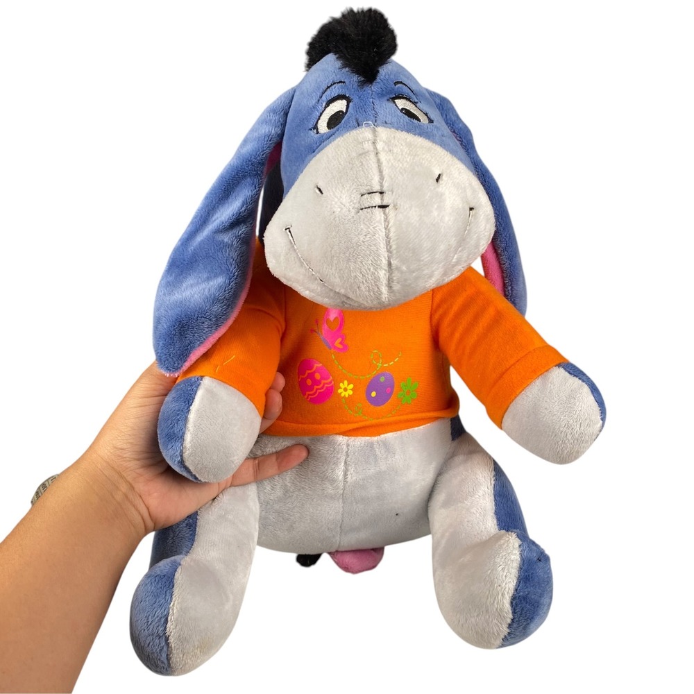 Disney Eeyore Easter Plush Dan Dee Collectors Choice Orange Shirt 2011